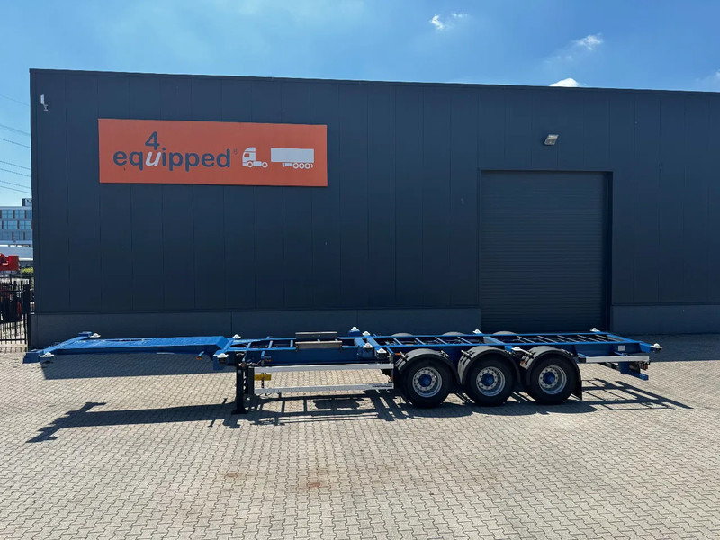 Groenewegen 40FT HC-chassis, BPW+Drum, liftaxle, NL-Chassis - Semireboque transportador de contêineres/ Caixa móvel: foto 2 Groenewegen 40FT HC-chassis, BPW+Drum, liftaxle, NL-Chassis - Semireboque transportador de contêineres/ Caixa móvel: foto 2