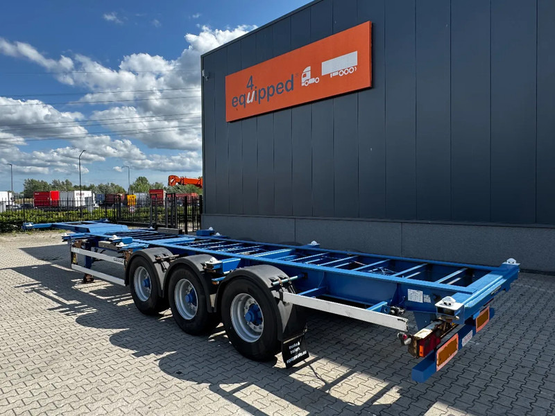Groenewegen 40FT HC-chassis, BPW+Trommel, Liftachse, NL-Chassis - Semireboque transportador de contêineres/ Caixa móvel: foto 3 Groenewegen 40FT HC-chassis, BPW+Trommel, Liftachse, NL-Chassis - Semireboque transportador de contêineres/ Caixa móvel: foto 3