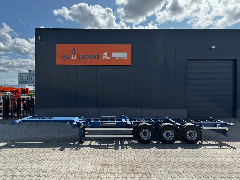 Groenewegen 40FT HC-chassis, BPW+Trommel, Liftachse, NL-Chassis - Semireboque transportador de contêineres/ Caixa móvel: foto 2 Groenewegen 40FT HC-chassis, BPW+Trommel, Liftachse, NL-Chassis - Semireboque transportador de contêineres/ Caixa móvel: foto 2