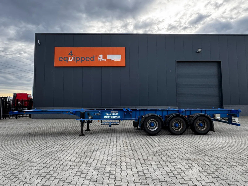 Groenewegen 40FT-chassis / liftaxle / drumbrakes / NL-Chassis - Semireboque transportador de contêineres/ Caixa móvel: foto 2 Groenewegen 40FT-chassis / liftaxle / drumbrakes / NL-Chassis - Semireboque transportador de contêineres/ Caixa móvel: foto 2