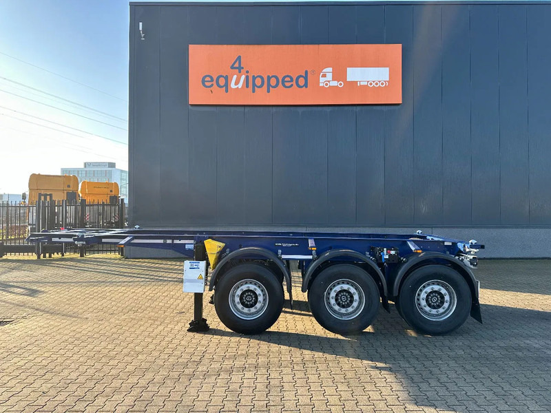 Krone NEW / DIRECT AVAILABLE 20FT ADR-CHASSIS, DISCBRAKES, LIFTAXLE, 2x available - Semireboque transportador de contêineres/ Caixa móvel: foto 2 Krone NEW / DIRECT AVAILABLE 20FT ADR-CHASSIS, DISCBRAKES, LIFTAXLE, 2x available - Semireboque transportador de contêineres/ Caixa móvel: foto 2