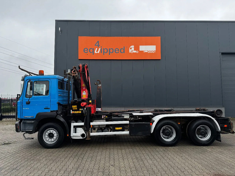MAN FE 410A, 6x4, EURO-2, Palfinger 17000 Crane + VDL HOOK, full spring, manual gearbox, MOT 9/2025 - Caminhão polibenne, Caminhão grua: foto 4 MAN FE 410A, 6x4, EURO-2, Palfinger 17000 Crane + VDL HOOK, full spring, manual gearbox, MOT 9/2025 - Caminhão polibenne, Caminhão grua: foto 4