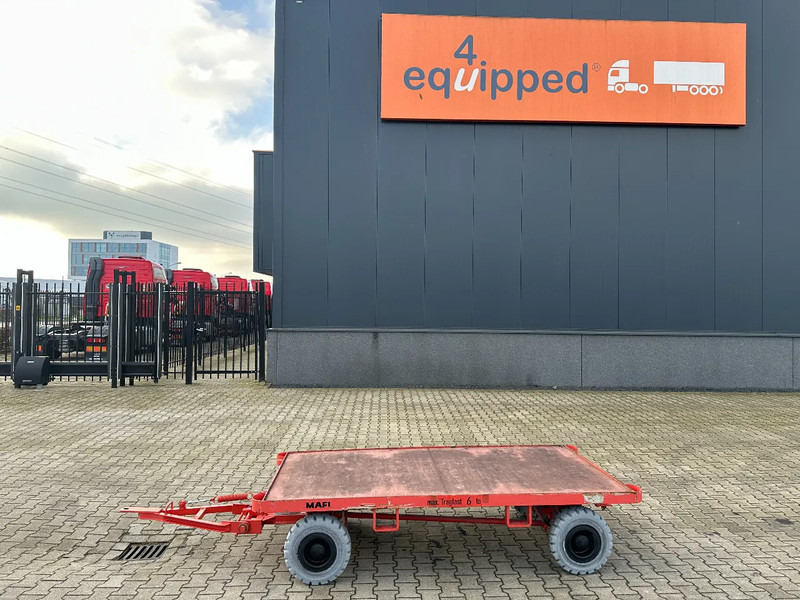 Mafi double-steered and connectable heavy-duty trailers with 6000kg loading capacity, 9x available - Reboque plataforma/ Caixa aberta: foto 2 Mafi double-steered and connectable heavy-duty trailers with 6000kg loading capacity, 9x available - Reboque plataforma/ Caixa aberta: foto 2