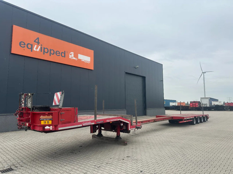Nooteboom MCO-50-04V 4-axle lowloader, 4x hydraulic steering, 6700mm extendable, floor height: 785mm, NL-trailer, APK: 11/2025 - Semireboque baixa: foto 1 Nooteboom MCO-50-04V 4-axle lowloader, 4x hydraulic steering, 6700mm extendable, floor height: 785mm, NL-trailer, APK: 11/2025 - Semireboque baixa: foto 1