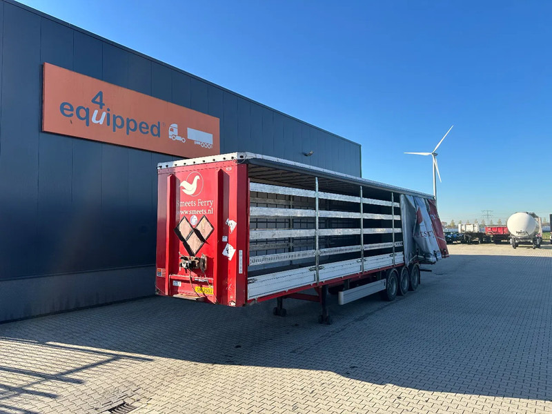 Pacton alu zijborden + planken, hardhouten vloer, NL-trailer, APK: 08-2026 - Semi-reboque de lona: foto 1 Pacton alu zijborden + planken, hardhouten vloer, NL-trailer, APK: 08-2026 - Semi-reboque de lona: foto 1