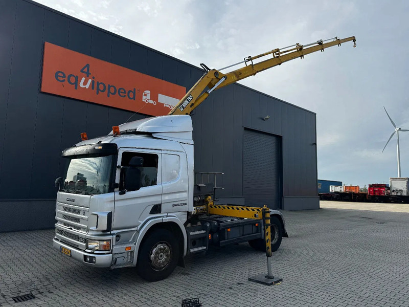 Scania P114-340 + HIAB 19-5 crane + remote / Euro-3 / 3 pedals / NL-truck / APK: 12-2025 - Caminhão grua: foto 3 Scania P114-340 + HIAB 19-5 crane + remote / Euro-3 / 3 pedals / NL-truck / APK: 12-2025 - Caminhão grua: foto 3