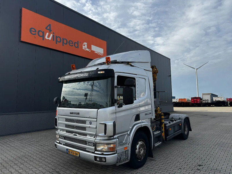 Scania P114-340 + HIAB 19-5 crane + remote / Euro-3 / 3 pedals / NL-truck / APK: 12-2025 - Caminhão grua: foto 4 Scania P114-340 + HIAB 19-5 crane + remote / Euro-3 / 3 pedals / NL-truck / APK: 12-2025 - Caminhão grua: foto 4
