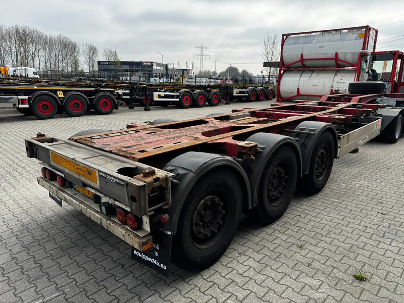 Schmitz Cargobull 40FT HC-chassis, disc, liftaxle, extendable at the rear, WITH WORK!!! - Semireboque transportador de contêineres/ Caixa móvel: foto 4 Schmitz Cargobull 40FT HC-chassis, disc, liftaxle, extendable at the rear, WITH WORK!!! - Semireboque transportador de contêineres/ Caixa móvel: foto 4