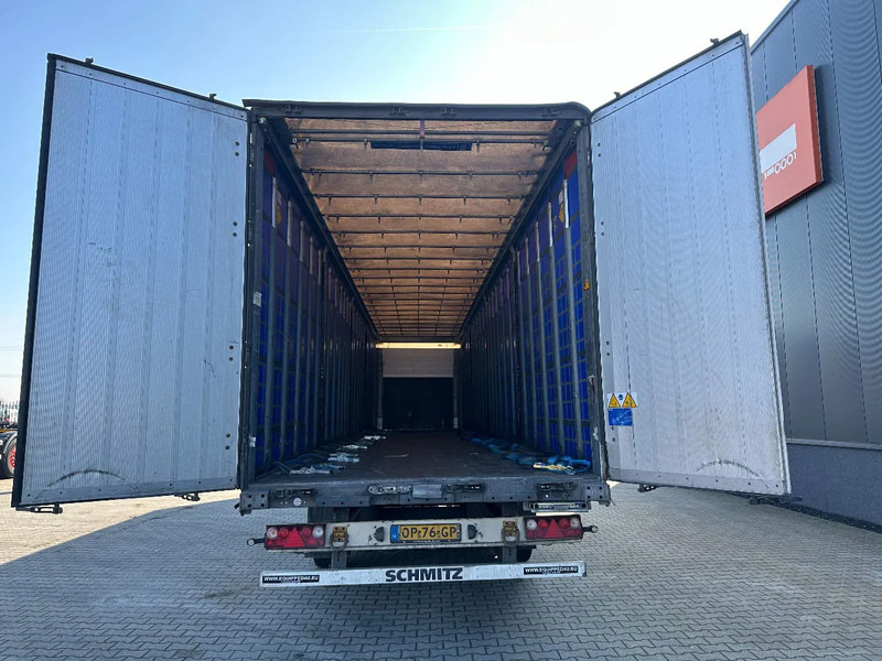 Semi-reboque de lona Schmitz Cargobull TOP: NIEUWE APK 08-2026, schijfremmen, rongpotten, gegalvaniseerd, XL, Huckepack, 2 x22 vert. al. planken, NL-trailer: foto 8