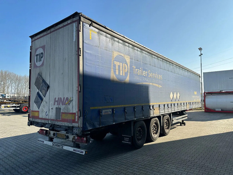 Semi-reboque de lona Schmitz Cargobull TOP: NIEUWE APK 08-2026, schijfremmen, rongpotten, gegalvaniseerd, XL, Huckepack, 2 x22 vert. al. planken, NL-trailer: foto 6