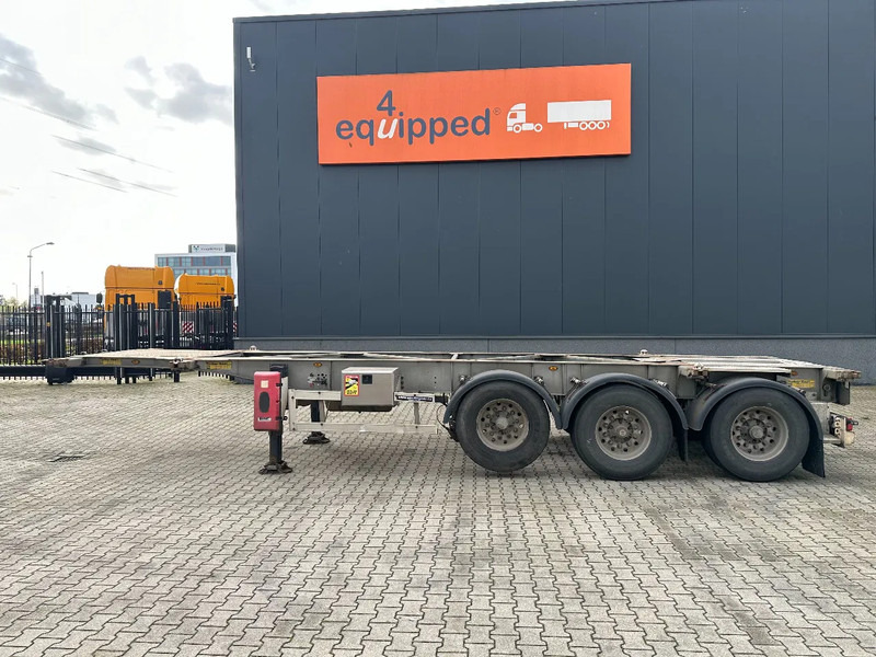 TURBO'S HOET 20FT/30FT, ADR (FL, AT, OX), empty weight: 3.720kg, ALCOA, galvanized, BPW+DISC, liftaxle - Semireboque transportador de contêineres/ Caixa móvel: foto 2 TURBO'S HOET 20FT/30FT, ADR (FL, AT, OX), empty weight: 3.720kg, ALCOA, galvanized, BPW+DISC, liftaxle - Semireboque transportador de contêineres/ Caixa móvel: foto 2