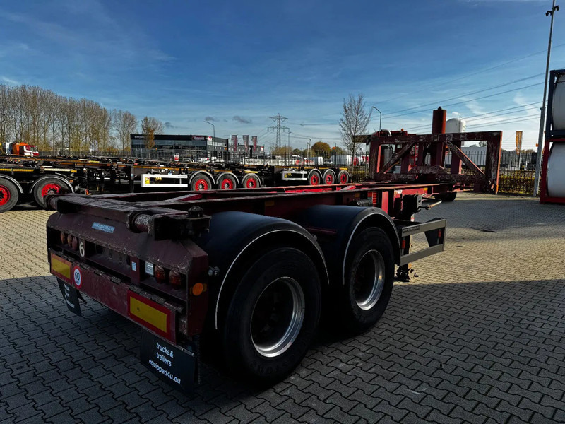 Van Hool 2 AXLE 20FT TIPPING-CHASSIS / TWIN-TIRES / BPW + DRUM / ALCOA / NL-trailer / APK - Semireboque transportador de contêineres/ Caixa móvel: foto 4 Van Hool 2 AXLE 20FT TIPPING-CHASSIS / TWIN-TIRES / BPW + DRUM / ALCOA / NL-trailer / APK - Semireboque transportador de contêineres/ Caixa móvel: foto 4