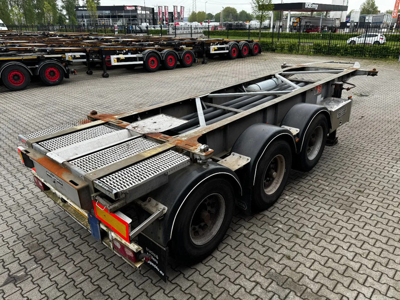 Van Hool 20FT / 20FT SWAP ADR (EX/II, EX/III, FL, OX, AT), BPW, disc brakes, liftaxle, galvanized, ALCOA, NL-Chassis, empty weight 3.300K - Semireboque transportador de contêineres/ Caixa móvel: foto 4 Van Hool 20FT / 20FT SWAP ADR (EX/II, EX/III, FL, OX, AT), BPW, disc brakes, liftaxle, galvanized, ALCOA, NL-Chassis, empty weight 3.300K - Semireboque transportador de contêineres/ Caixa móvel: foto 4