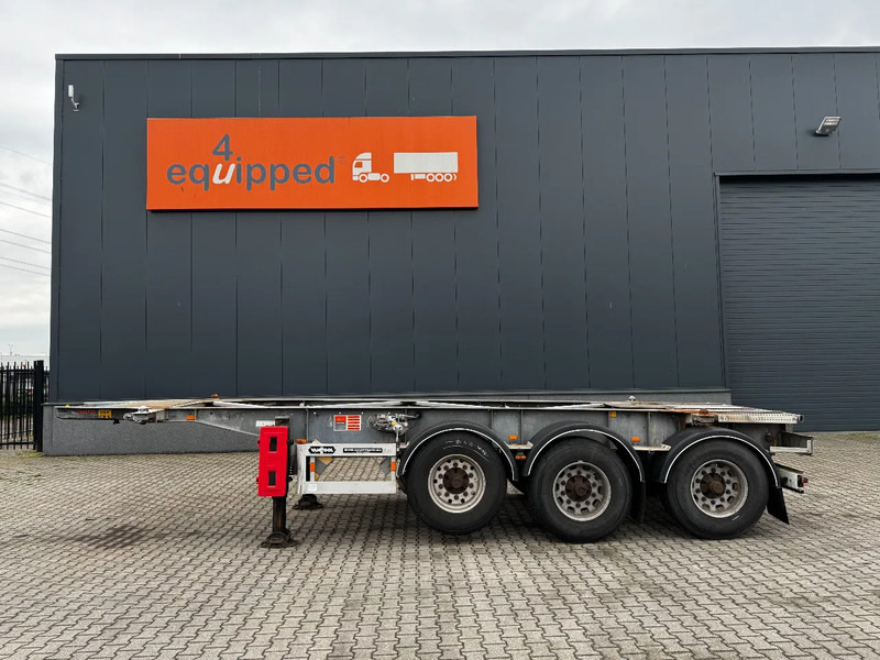 Van Hool 20FT /20FT SWAP ADR (EX/II, EX/III, FL, OX, AT), BPW, disc brakes, liftaxle, galvanized, ALCOA, NL-Chassis, empty weight 3.300KG - Semireboque transportador de contêineres/ Caixa móvel: foto 2 Van Hool 20FT /20FT SWAP ADR (EX/II, EX/III, FL, OX, AT), BPW, disc brakes, liftaxle, galvanized, ALCOA, NL-Chassis, empty weight 3.300KG - Semireboque transportador de contêineres/ Caixa móvel: foto 2