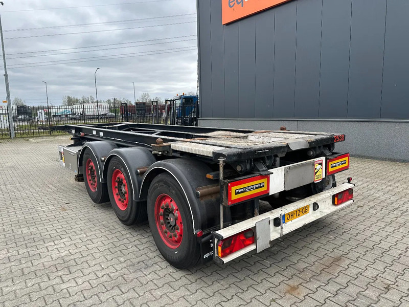 Van Hool 20FT Tipping-chassis, ADR (EX/II, EX/III, FL, AT, OX), SAF, 2 liftaxles - Semireboque transportador de contêineres/ Caixa móvel: foto 4 Van Hool 20FT Tipping-chassis, ADR (EX/II, EX/III, FL, AT, OX), SAF, 2 liftaxles - Semireboque transportador de contêineres/ Caixa móvel: foto 4