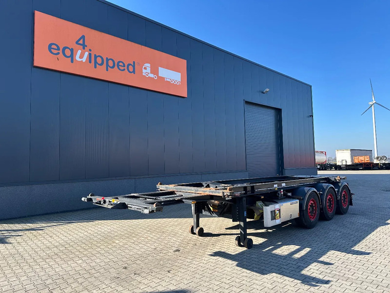 Van Hool 20FT Tipping-chassis, ADR (EX/II, EX/III, FL, AT), SAF, 2 liftaxles - Semireboque transportador de contêineres/ Caixa móvel: foto 2 Van Hool 20FT Tipping-chassis, ADR (EX/II, EX/III, FL, AT), SAF, 2 liftaxles - Semireboque transportador de contêineres/ Caixa móvel: foto 2