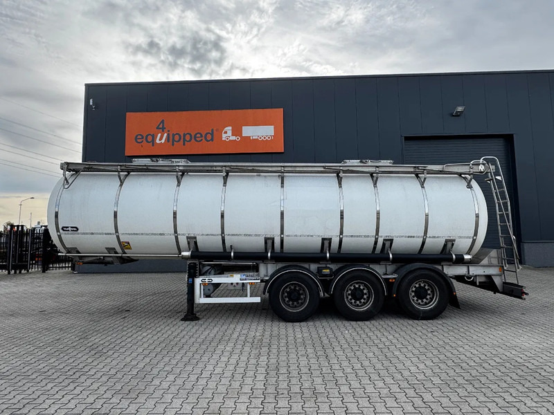 Van Hool LEBENSMITTEL / RVS Rahmen / Leergewicht: 5.860kg / 29.500L / 1-Kammer+ 1 Schwallwand / Scheibebremse / NL / APK 02-2026 - Semirreboque tanque: foto 2 Van Hool LEBENSMITTEL / RVS Rahmen / Leergewicht: 5.860kg / 29.500L / 1-Kammer+ 1 Schwallwand / Scheibebremse / NL / APK 02-2026 - Semirreboque tanque: foto 2