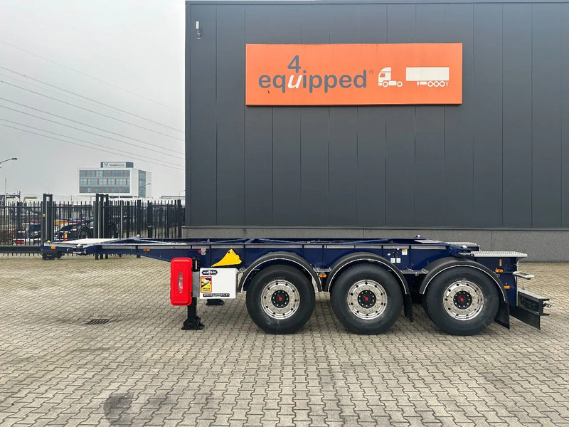 Van Hool NEW / DIRECT AVAILABLE 20FT ADR-CHASSIS, EMPTY WEIGHT: 3.300KG, DISCBRAKES, 3x available, ALU WHEELS - Semireboque transportador de contêineres/ Caixa móvel: foto 2 Van Hool NEW / DIRECT AVAILABLE 20FT ADR-CHASSIS, EMPTY WEIGHT: 3.300KG, DISCBRAKES, 3x available, ALU WHEELS - Semireboque transportador de contêineres/ Caixa móvel: foto 2