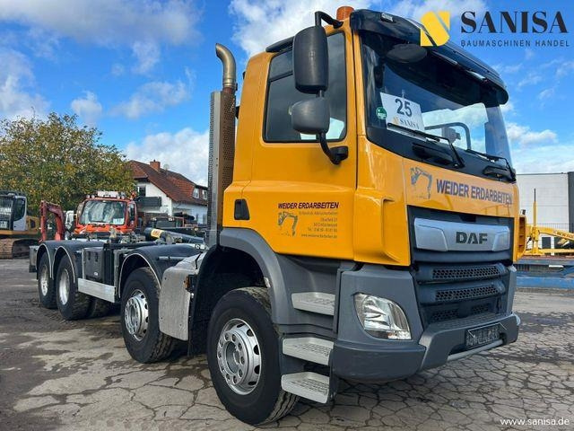 DAF CF 450/Abrollkipper HYVA 30-67-S 30TON/Lenkachse - Caminhão polibenne: foto 2 DAF CF 450/Abrollkipper HYVA 30-67-S 30TON/Lenkachse - Caminhão polibenne: foto 2