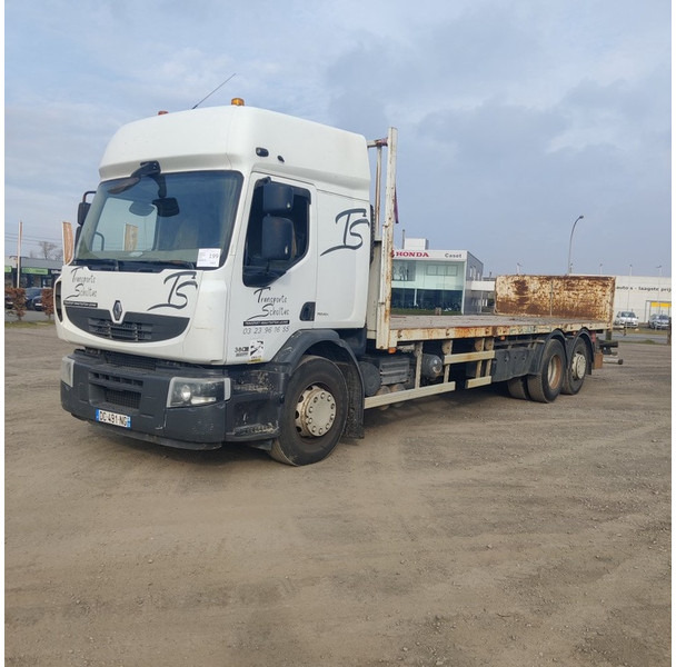 Renault Premium-380 - Camião de caixa aberta/ Plataforma: foto 1 Renault Premium-380 - Camião de caixa aberta/ Plataforma: foto 1