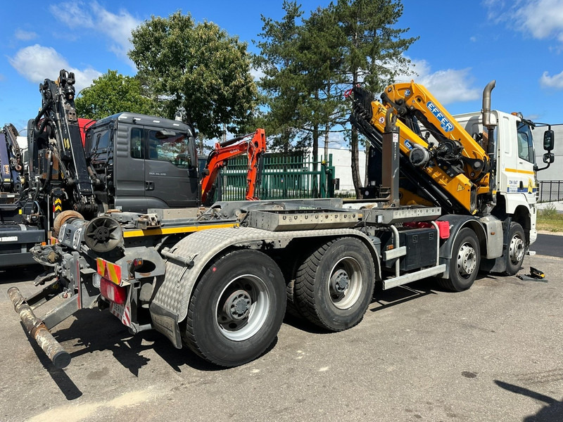 DAF CF 480 8x4 HOOKLIFT + CRANE (19m!) EFFER 205 / 6S + WINCH - RETARDER - *165.000km* - VERY NICE - Caminhão grua: foto 4 DAF CF 480 8x4 HOOKLIFT + CRANE (19m!) EFFER 205 / 6S + WINCH - RETARDER - *165.000km* - VERY NICE - Caminhão grua: foto 4