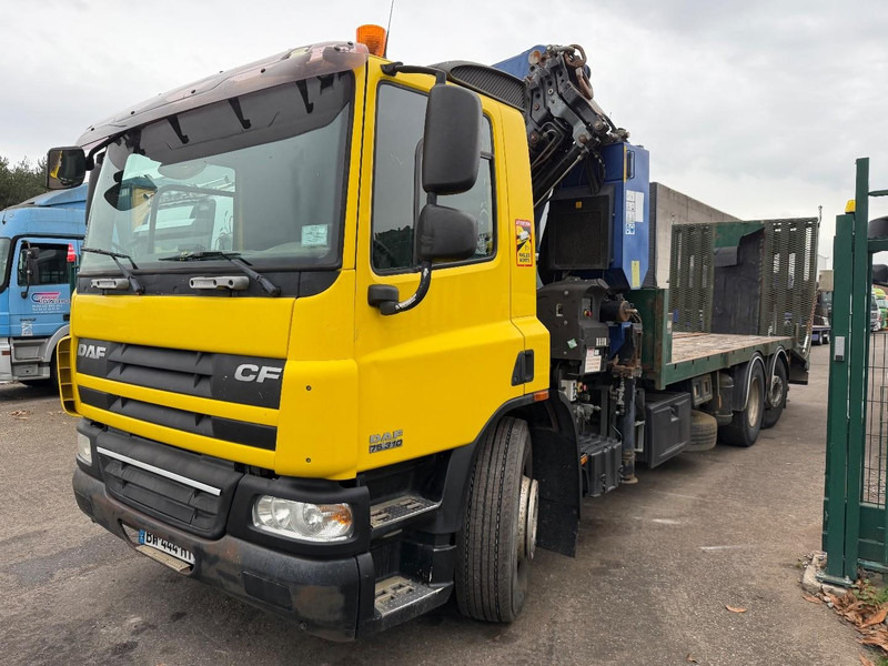 DAF CF 75.310 6X2 PRITSCHE + KRAN PM 27 S-4 + RADIO + WINCH - FULL RAMP - LIFT + STEERING AXLE - MANUAL GEARBOX - FR TRUCK - Camião de caixa aberta/ Plataforma, Caminhão grua: foto 3 DAF CF 75.310 6X2 PRITSCHE + KRAN PM 27 S-4 + RADIO + WINCH - FULL RAMP - LIFT + STEERING AXLE - MANUAL GEARBOX - FR TRUCK - Camião de caixa aberta/ Plataforma, Caminhão grua: foto 3