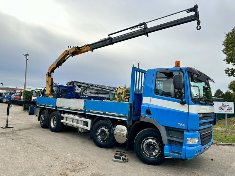 DAF CF 85.360 8x2 PRITSCHE 7m35 + KRAN EFFER 165-3S + RADIO - MANUAL GEARBOX ZF - EURO 5 - BE TRUCK - Camião de caixa aberta/ Plataforma, Caminhão grua: foto 2 DAF CF 85.360 8x2 PRITSCHE 7m35 + KRAN EFFER 165-3S + RADIO - MANUAL GEARBOX ZF - EURO 5 - BE TRUCK - Camião de caixa aberta/ Plataforma, Caminhão grua: foto 2