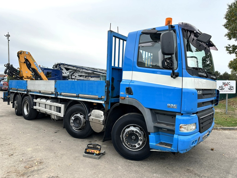 DAF CF 85.360 8x2 PRITSCHE 7m35 + KRAN EFFER 165-3S + RADIO - MANUAL GEARBOX ZF - EURO 5 - BE TRUCK - Camião de caixa aberta/ Plataforma, Caminhão grua: foto 1 DAF CF 85.360 8x2 PRITSCHE 7m35 + KRAN EFFER 165-3S + RADIO - MANUAL GEARBOX ZF - EURO 5 - BE TRUCK - Camião de caixa aberta/ Plataforma, Caminhão grua: foto 1