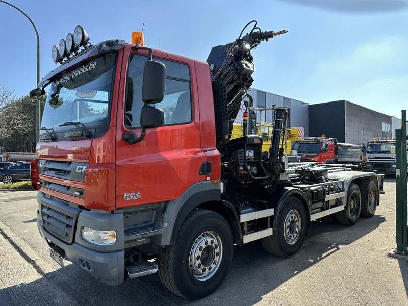 DAF CF 85.410 8x4 HOOKLIFT + CRANE HIAB 244 EP-3 HIDUO - Radio - Rotator - RETARDER - EURO 4 - BIG AXLES HUB REDUCTION - Caminhão polibenne, Caminhão grua: foto 4 DAF CF 85.410 8x4 HOOKLIFT + CRANE HIAB 244 EP-3 HIDUO - Radio - Rotator - RETARDER - EURO 4 - BIG AXLES HUB REDUCTION - Caminhão polibenne, Caminhão grua: foto 4