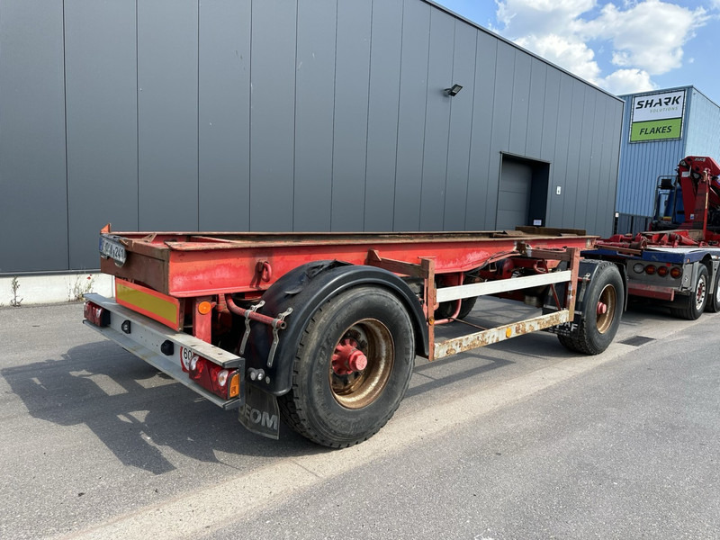 DEOM - SCHMIT R202P 2-AS CONTAINER TRANSPORT - BPW - GOEDE BANDEN - LUCHTVERING - BELGISCHE PAPIEREN - Reboque transportador de contêineres/ Caixa móvel: foto 2 DEOM - SCHMIT R202P 2-AS CONTAINER TRANSPORT - BPW - GOEDE BANDEN - LUCHTVERING - BELGISCHE PAPIEREN - Reboque transportador de contêineres/ Caixa móvel: foto 2