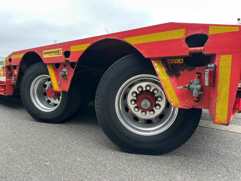 Semireboque baixa Faymonville 47.5T STBZ-2VA 8m +5m50 LOWBED - TIEFBETT / REMOVABLE NECK - ABNEHMBARE SCHWANENHALS - HYDR STEERING AXLES / LENKACHSEN - SAF: foto 9