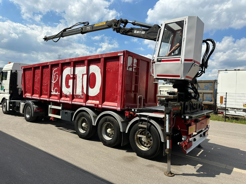 LAG 3-AXLES ALU BOX + CRANE JONSORED 1090 DT-CORTO + CABIN - 2x EXTENDABLE - 5/6 F - BELGIAN PAPERS - Semi-reboque plataforma/ Caixa aberta: foto 1 LAG 3-AXLES ALU BOX + CRANE JONSORED 1090 DT-CORTO + CABIN - 2x EXTENDABLE - 5/6 F - BELGIAN PAPERS - Semi-reboque plataforma/ Caixa aberta: foto 1