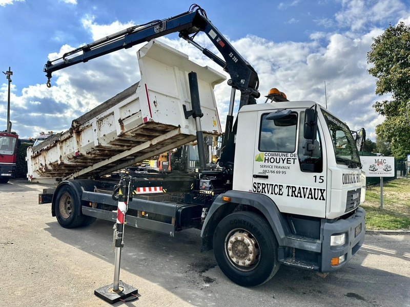 MAN LC 18.280 18T 4x2 TIPPER + CRANE (2018!!!) HIAB 099 E-2 DUO (921h!) - *157.000km* - FULL AIR - BE TRUCK - Caminhão basculante, Caminhão grua: foto 1 MAN LC 18.280 18T 4x2 TIPPER + CRANE (2018!!!) HIAB 099 E-2 DUO (921h!) - *157.000km* - FULL AIR - BE TRUCK - Caminhão basculante, Caminhão grua: foto 1