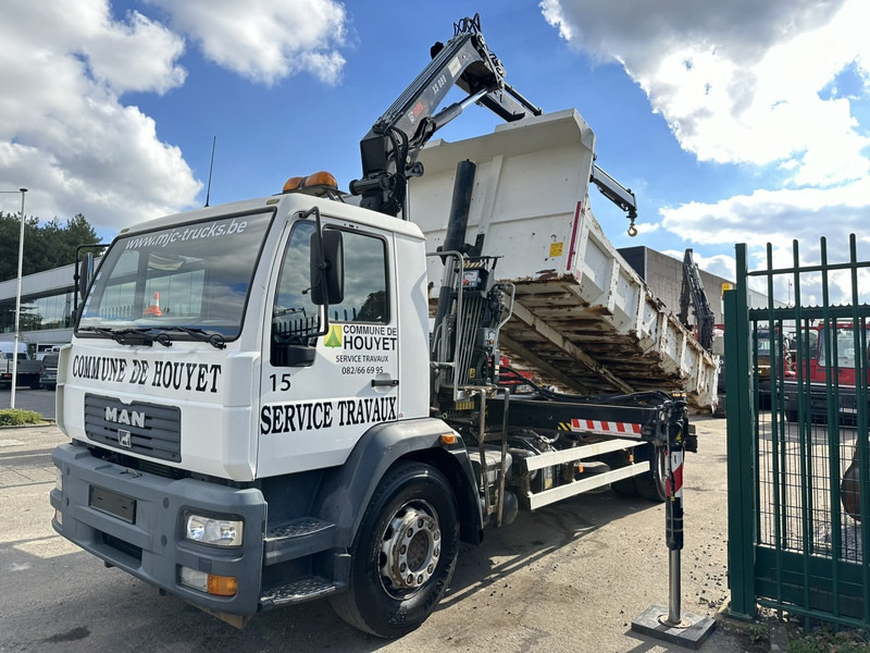 MAN LC 18.280 18T 4x2 TIPPER + CRANE (2018!!!) HIAB 099 E-2 DUO (921h!) - *157.000km* - FULL AIR - BE TRUCK - Caminhão basculante, Caminhão grua: foto 2 MAN LC 18.280 18T 4x2 TIPPER + CRANE (2018!!!) HIAB 099 E-2 DUO (921h!) - *157.000km* - FULL AIR - BE TRUCK - Caminhão basculante, Caminhão grua: foto 2
