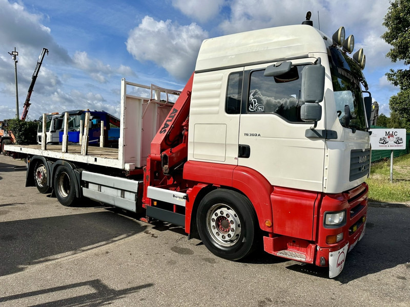 MAN TG 360 A 6x2 + CRANE ATLAS 100.1 A3 - PLATFORM 5m80 - E3 - LIFT-AXLE - FULL AIR SUSPENSION - ZF AS TRONIC - BE TRUCK - Caminhão grua: foto 2 MAN TG 360 A 6x2 + CRANE ATLAS 100.1 A3 - PLATFORM 5m80 - E3 - LIFT-AXLE - FULL AIR SUSPENSION - ZF AS TRONIC - BE TRUCK - Caminhão grua: foto 2