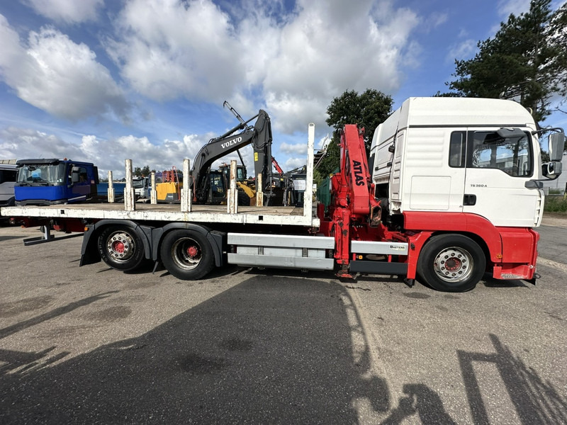 MAN TG 360 A 6x2 + CRANE ATLAS 100.1 A3 - PLATFORM 5m80 - E3 - LIFT-AXLE - FULL AIR SUSPENSION - ZF AS TRONIC - BE TRUCK - Caminhão grua: foto 3 MAN TG 360 A 6x2 + CRANE ATLAS 100.1 A3 - PLATFORM 5m80 - E3 - LIFT-AXLE - FULL AIR SUSPENSION - ZF AS TRONIC - BE TRUCK - Caminhão grua: foto 3