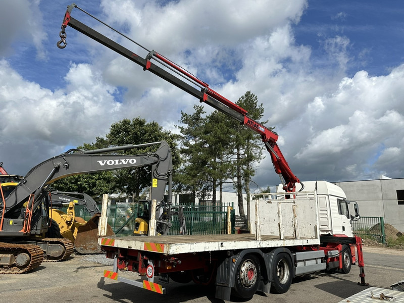 MAN TG 360 A 6x2 + KRAN ATLAS 100.1 A3 - PLATFORM 5m80 - E3 - LIFT-AXLE - FULL AIR SUSPENSION - ZF AS TRONIC - BE TRUCK - Camião de caixa aberta/ Plataforma, Caminhão grua: foto 5 MAN TG 360 A 6x2 + KRAN ATLAS 100.1 A3 - PLATFORM 5m80 - E3 - LIFT-AXLE - FULL AIR SUSPENSION - ZF AS TRONIC - BE TRUCK - Camião de caixa aberta/ Plataforma, Caminhão grua: foto 5