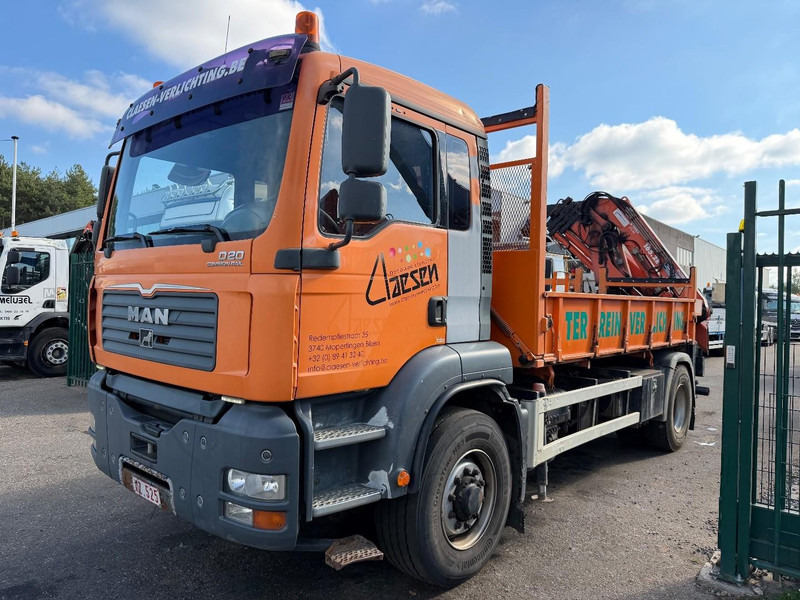 MAN TGA 18.310 4x4 Hydro-drive 2-SEITEN KIPPER + KRAN ATLAS 165 (4x) + RADIO - BE truck - Caminhão basculante, Caminhão grua: foto 3 MAN TGA 18.310 4x4 Hydro-drive 2-SEITEN KIPPER + KRAN ATLAS 165 (4x) + RADIO - BE truck - Caminhão basculante, Caminhão grua: foto 3