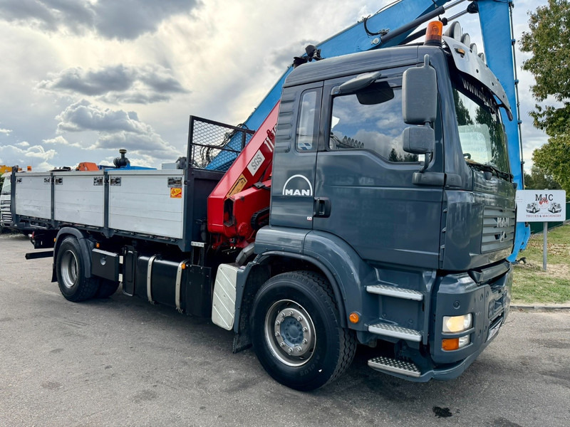 MAN TGA 18.350 4x2 TIPPER + CRANE HMF 1110 K2 + ROTATOR - STEEL SPRING / BLATT / BALLESTAS / LAMES - BE TRUCK - Caminhão basculante, Caminhão grua: foto 3 MAN TGA 18.350 4x2 TIPPER + CRANE HMF 1110 K2 + ROTATOR - STEEL SPRING / BLATT / BALLESTAS / LAMES - BE TRUCK - Caminhão basculante, Caminhão grua: foto 3