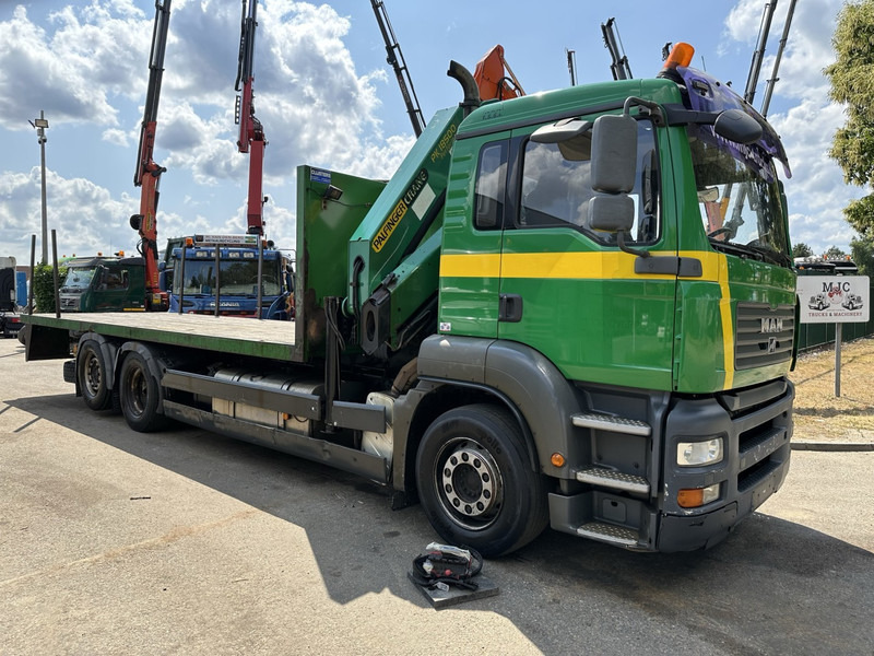 MAN TGA 26.360 6X2 BL + CRANE PALFINGER PK 18500 (4x) - LIFT + STEERING AXLE - PLATFORM 7m75 - MANUAL GEARBOX - Caminhão grua: foto 2 MAN TGA 26.360 6X2 BL + CRANE PALFINGER PK 18500 (4x) - LIFT + STEERING AXLE - PLATFORM 7m75 - MANUAL GEARBOX - Caminhão grua: foto 2