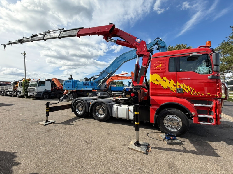 Caminhão grua MAN TGA 33.530 6x4 - 90T + CRANE HMF 3720 K6 (17.3m) - RETARDER - MANUAL ZF - EURO 3 - 590.000km - ALCOA -  BIG AXLES HUB REDUCTION - BE TRUCK - TOP CONDITION: foto 19