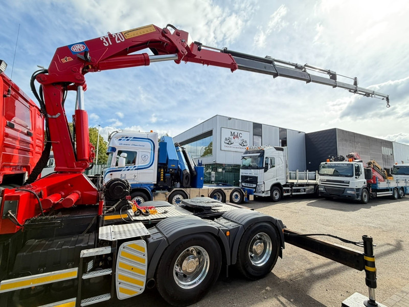 Caminhão grua MAN TGA 33.530 6x4 - 90T + CRANE HMF 3720 K6 (17.3m) - RETARDER - MANUAL ZF - EURO 3 - 590.000km - ALCOA -  BIG AXLES HUB REDUCTION - BE TRUCK - TOP CONDITION: foto 9