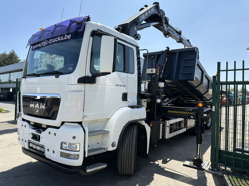MAN TGS 18.440 6x2 HOOKLIFT 26T + CRANE HIAB 244 EP-3 HIPRO + RADIO + ROTATOR - LIFT AXLE - EURO 5 - BE TRUCK - Caminhão polibenne, Caminhão grua: foto 5 MAN TGS 18.440 6x2 HOOKLIFT 26T + CRANE HIAB 244 EP-3 HIPRO + RADIO + ROTATOR - LIFT AXLE - EURO 5 - BE TRUCK - Caminhão polibenne, Caminhão grua: foto 5
