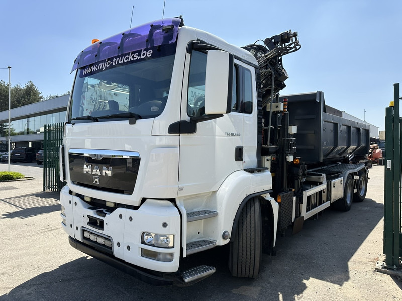 MAN TGS 18.440 6x2 HOOKLIFT 26T + CRANE HIAB 244 EP-3 HIPRO + RADIO + ROTATOR - LIFT AXLE - EURO 5 - BE TRUCK - Caminhão polibenne, Caminhão grua: foto 4 MAN TGS 18.440 6x2 HOOKLIFT 26T + CRANE HIAB 244 EP-3 HIPRO + RADIO + ROTATOR - LIFT AXLE - EURO 5 - BE TRUCK - Caminhão polibenne, Caminhão grua: foto 4