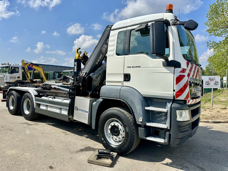 MAN TGS 33.440 6x4 BB HOOKLIFT + CRANE HIAB 166 E-3 HIDUO - RADIO - ROTATOR - EURO 5 - BE TRUCK - Caminhão polibenne, Caminhão grua: foto 2 MAN TGS 33.440 6x4 BB HOOKLIFT + CRANE HIAB 166 E-3 HIDUO - RADIO - ROTATOR - EURO 5 - BE TRUCK - Caminhão polibenne, Caminhão grua: foto 2