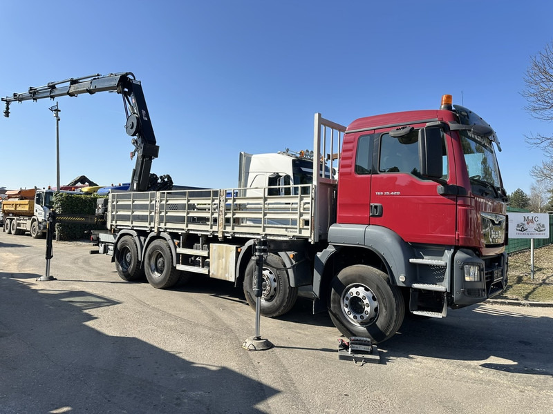 MAN TGS 35.420 8x4 + CRANE HIAB X-HIPRO 302 EP-5 - 192.000km - ROTATOR - 5/6 F - PLATFORM 6m55 - AIR SUSPENSION - TUV 06/2025 - TOP CONDITION - Caminhão grua: foto 1 MAN TGS 35.420 8x4 + CRANE HIAB X-HIPRO 302 EP-5 - 192.000km - ROTATOR - 5/6 F - PLATFORM 6m55 - AIR SUSPENSION - TUV 06/2025 - TOP CONDITION - Caminhão grua: foto 1