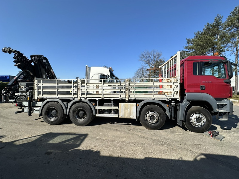 MAN TGS 35.420 8x4 + CRANE HIAB X-HIPRO 302 EP-5 - 192.000km - ROTATOR - 5/6 F - PLATFORM 6m55 - AIR SUSPENSION - TUV 06/2025 - TOP CONDITION - Camião de caixa aberta/ Plataforma, Caminhão grua: foto 4 MAN TGS 35.420 8x4 + CRANE HIAB X-HIPRO 302 EP-5 - 192.000km - ROTATOR - 5/6 F - PLATFORM 6m55 - AIR SUSPENSION - TUV 06/2025 - TOP CONDITION - Camião de caixa aberta/ Plataforma, Caminhão grua: foto 4