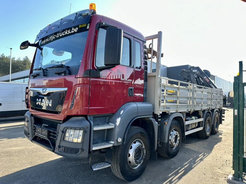 MAN TGS 35.420 8x4 + CRANE HIAB X-HIPRO 302 EP-5 - 192.000km - ROTATOR - 5/6 F - PLATFORM 6m55 - AIR SUSPENSION - TUV 06/2025 - TOP CONDITION - Camião de caixa aberta/ Plataforma, Caminhão grua: foto 3 MAN TGS 35.420 8x4 + CRANE HIAB X-HIPRO 302 EP-5 - 192.000km - ROTATOR - 5/6 F - PLATFORM 6m55 - AIR SUSPENSION - TUV 06/2025 - TOP CONDITION - Camião de caixa aberta/ Plataforma, Caminhão grua: foto 3