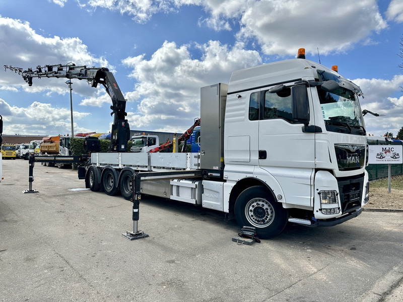 MAN TGX 35.420 8x4-4 TRIDEM + CRANE (26m!) HIAB X-HIPRO 408 E-5 + JIB 100X-5 - PLATFORM 6m40 - *306.245km* - BE TRUCK - Caminhão grua: foto 1 MAN TGX 35.420 8x4-4 TRIDEM + CRANE (26m!) HIAB X-HIPRO 408 E-5 + JIB 100X-5 - PLATFORM 6m40 - *306.245km* - BE TRUCK - Caminhão grua: foto 1