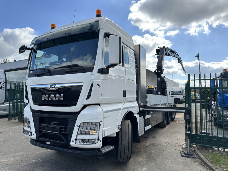 MAN TGX 35.420 8x4-4 TRIDEM + CRANE (26m!) HIAB X-HIPRO 408 E-5 + JIB 100X-5 - PLATFORM 6m40 - *306.245km* - BE TRUCK - Caminhão grua: foto 2 MAN TGX 35.420 8x4-4 TRIDEM + CRANE (26m!) HIAB X-HIPRO 408 E-5 + JIB 100X-5 - PLATFORM 6m40 - *306.245km* - BE TRUCK - Caminhão grua: foto 2